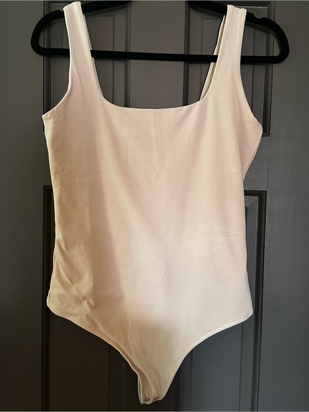 NWOT Abercrombie Beige One-Piece Bodysuit